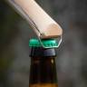 Нож OPINEL №10, нержавеющая сталь, рукоять из бука, со штопором 002578