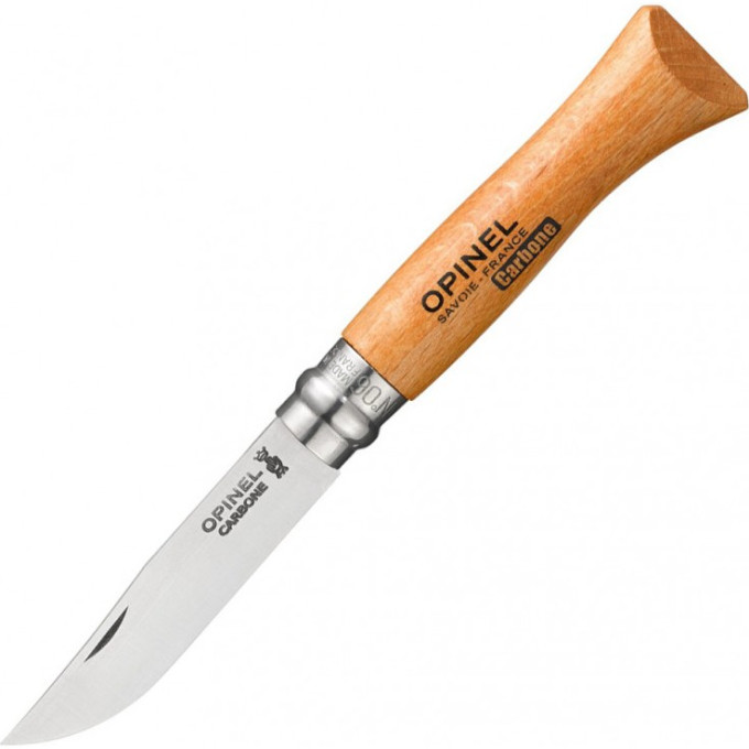 Нож OPINEL №6, углеродистая сталь, рукоять из дерева бука 113060